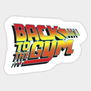 Back To The Gym Sticker